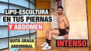 Rutina de Piernas y Abdomen 27 MIN Ejercicios de Resistencia En Casa [upl. by Pfeffer]