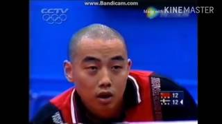 Table Tennis Olympic 2000 Waldner vs Liu Guoliang highlights [upl. by Lucius]