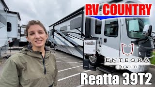 Entegra CoachReatta39T2  by RV Country of Fresno CA Mesa AZ Fife WA Mt Vernon WA Coburg OR [upl. by Kizzee]