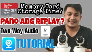 V380 Pro Camera Wifi Tutorial 2021 How to Replay V380 App Memory Card Storage Time [upl. by Patman]