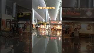 Departure area near gate 8 of Hyderabad airport trending travel shorts airport [upl. by Madella709]