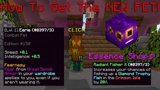 How to Get The NEW Eerie Pet New Essence Shops Hypixel Skyblock [upl. by Enelyw73]