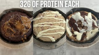 High Protein Low Calorie Baked Oats Recipes  3 Ways [upl. by Annaitsirk]