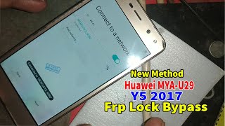 Huawei Y5 2017 MYAU29 Frp Lock Bypass New Method Easy Way  Bypass MYA U29 Unlock frp Bypass [upl. by Skurnik]