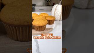 The BEST Pumpkin Spice Muffins 🎃 [upl. by Nikolos311]