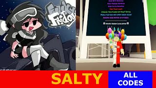 NEW UPDATE SALTY ALL CODES Funky Friday ROBLOX  JULY 3 2021 [upl. by Moreen]