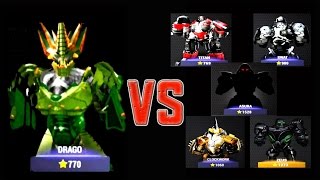 Real Steel Champions FINAL DRAGO Series of fights NEW ROBOT Живая Сталь [upl. by Nywles316]