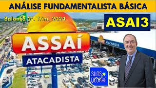 ASAI3  SENDAS DISTRIBUIDORA SA  ASSAI ATACAD ANÁLISE FUNDAMENTALISTA BÁSICA PROF SILAS DEGRAF [upl. by Lyrrad]