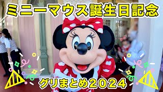 【ミニー誕生日記念】2024年ミニーマウスとのグリーティングまとめ！【ディズニー】 [upl. by Johppa187]