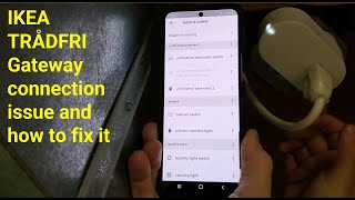 IKEA TRÅDFRI Gateway connection issue and how to fix it [upl. by Nylahs]