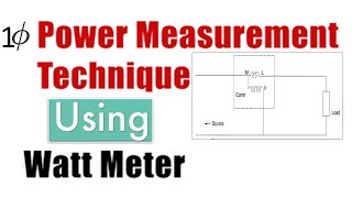 Single Phase Power Measurement using Wattmeter  An Important Competitive Exam Question [upl. by Barthel]