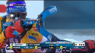 Biathlon  quot Sprint Herren quot  Annecy  Le Grand Bornand 2019  quot Sprint Men quot [upl. by Cusick]