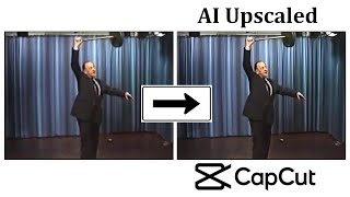 AI Upscaling Comparison with CapCut [upl. by Borlase]