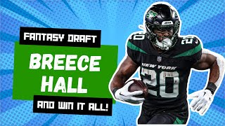 Drafting a CHAMPIONSHIP Fantasy Football Team Around Breece Hall  FFBC [upl. by Munn]