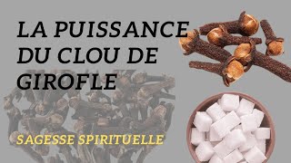 Clou de girofle et sucre  recette spirituelle pour attirer la chance de partout [upl. by Rehotsirhc]