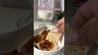 Masmelos chocolate galletas y leche que rica combinación ❤️ lifehacks tips hacks easy snack [upl. by Stranger]