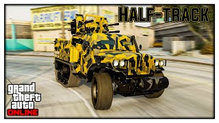 Bravado Halftrack Detailed Customization and Gameplay  GTA Online [upl. by Rik]