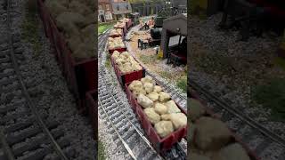 Jinty shunting freight over a radius 3 curved point [upl. by Nowell]