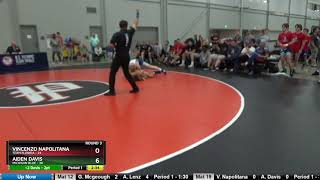 boutNo 138 Vincenzo Napolitana Team Florida Vs Aiden Davis Michigan Blue [upl. by Bailie]