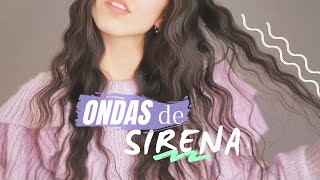 PASOS PARA HACER ONDAS DE SIRENA ¡SIN CALOR ♡ HAIRSTYLE [upl. by Johnston]