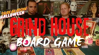 Why Grind House is a perfect board game for Halloween  Shakakapow Halloween [upl. by Euqinomod114]