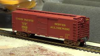 Weathering Project 6 UPcycling a UP Boxcar [upl. by Ymmik676]