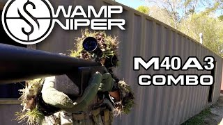 ASG M40A3 Sportline Airsoft Combo Swamp Sniper review and thoughts [upl. by Sileray]