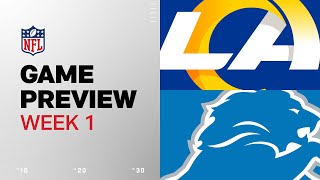 Los Angeles Rams vs Detroit Lions  2024 Week 1 Game Preview [upl. by Erasmo]