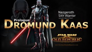 SWTOR Sith Warrior StoryPart 2  Prologue Dromund Kaas [upl. by Nij626]