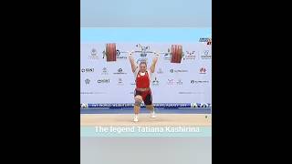 Tatiana Kashirina WWC 2014 193 KG worldrecord weightlifting [upl. by Sokairyk]