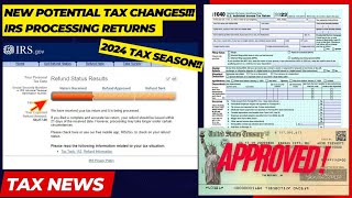 2024 IRS TAX REFUND UPDATE  IMPORTANT REFUND DELAYS Tax Processing Path Act ID Verification [upl. by Avla]