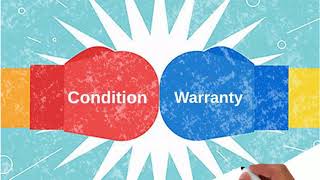 Conditions vs Warranties [upl. by Farlay]