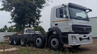 Bharatbenz 4828r BS616 Wheeler  With New Lift Axle Detailed Tamil Review [upl. by Hendel]