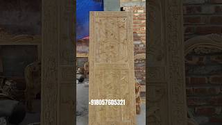 wooden door polish work process by Nisar amp sons wood handicraft door wood carving [upl. by Accalia]