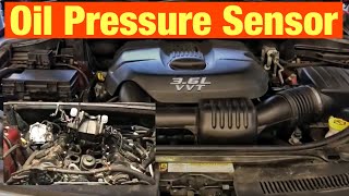 How To Replace The Oil Pressure Sensor On A Jeep Grand Cherokee With A 36l Engine [upl. by Nagard]