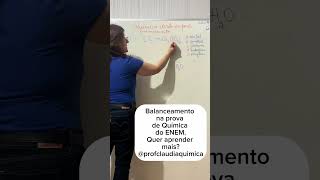 Você não pode fazer a prova de química ENEM sem conhecer o balanceamento com a regra do MACHO enem [upl. by Amity]