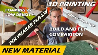 New Light Weight Polymaker 3D Printing Material  comparison and test [upl. by Naugan]