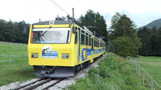 Wendelsteinbahn Bergfahrt  Sankt Margarethen [upl. by Nauqyt]