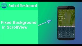 How to Fixed the Background in ScrollView Layout Simple Steps for beginners YouTube [upl. by Anelej688]