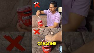 Creatine के Side Effects ❌😳  Creatine Before amp After Results  Creatine Monohydrate [upl. by Bum274]