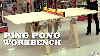 How to Make a PING PONG Workbench [upl. by Adaurd]