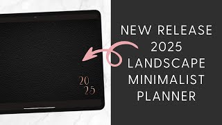 ⭐️ NEW RELEASE 2025 Minimalist Landscape Dated Digital Planner Digital Planner Best for Beginners [upl. by Ragse744]