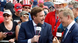 Mike Lindell Says He’s Shaving His Mustache and Going ‘Incognito’ at [upl. by Iams]