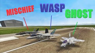 Fastest jets in VTOL VR Drag Race [upl. by Ceevah]