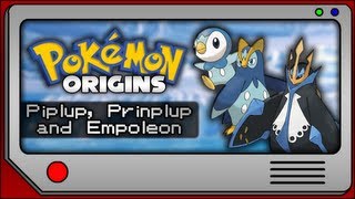 Pokemon Origins  Piplup Prinplup and Empoleon [upl. by Salhcin]