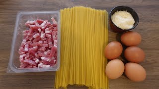 Pâtes Carbonara ‐ La recette à litalienne simplifiée  Ari Cuisine [upl. by Jeroma]