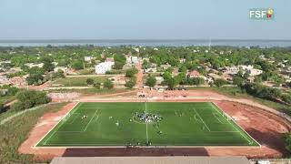 Cérémonie de réception des travaux du terrain du stade municipal de Sédhiou financés par la FSF [upl. by Ecyt]