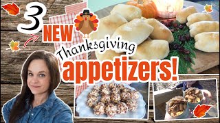 3 ALL NEW Thanksgiving Appetizers  Easy amp Quick Appetizers to make this Holiday Season [upl. by Sharleen404]