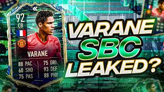 FLASHBACK VARANE SBC COMING FIFA 22 [upl. by Aman]