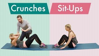 Crunches vs Sit Ups which one is best and how to do it [upl. by Siloam]